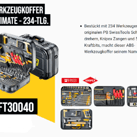 Fortec Werkzeugkoffer ULTIMATE 234-tlg. FT30040
